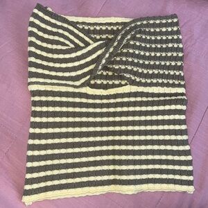 Cropped Sweater Tube-top